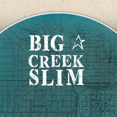 Big Creek Slim CD map label