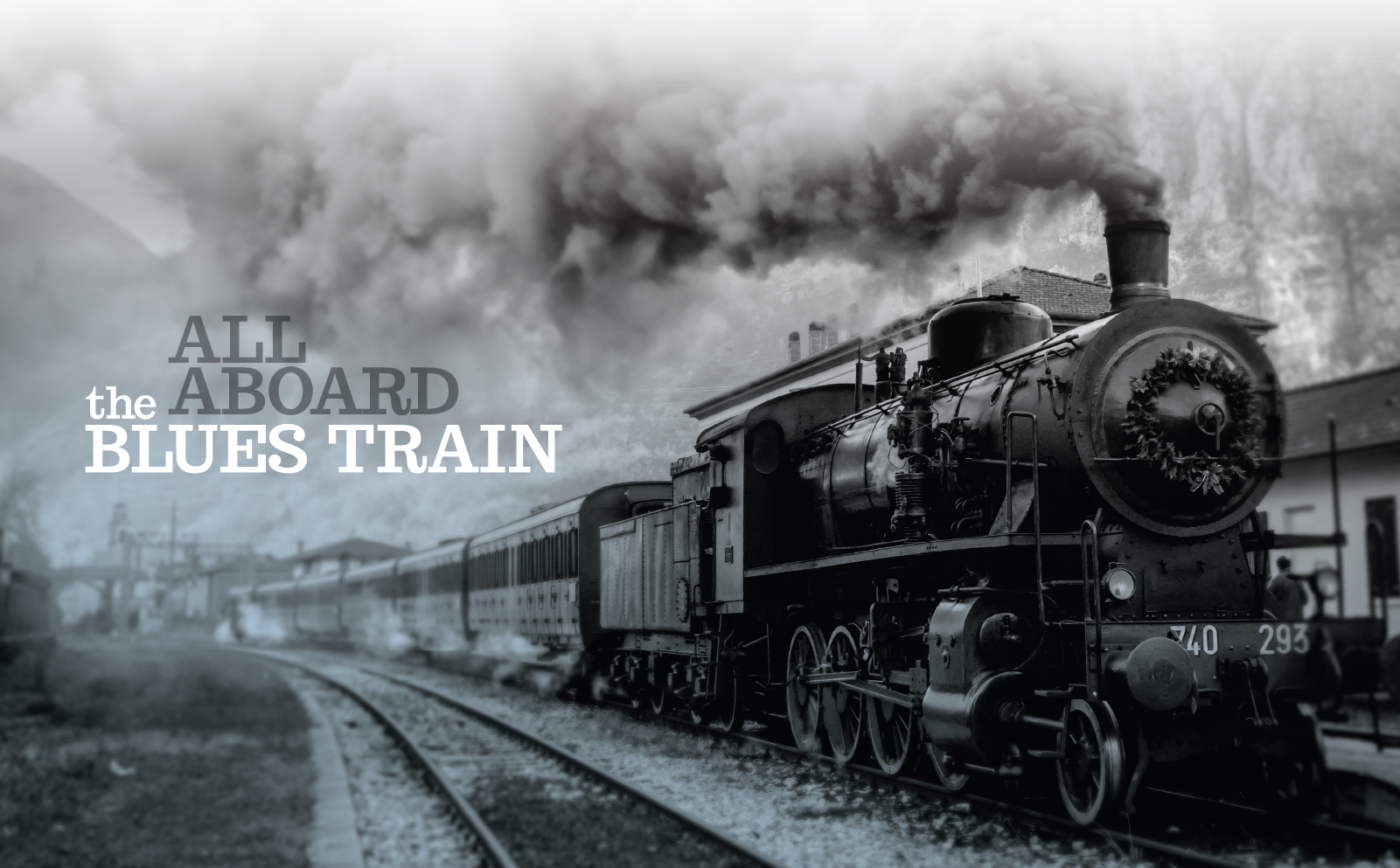 All aboard the blues train steam train